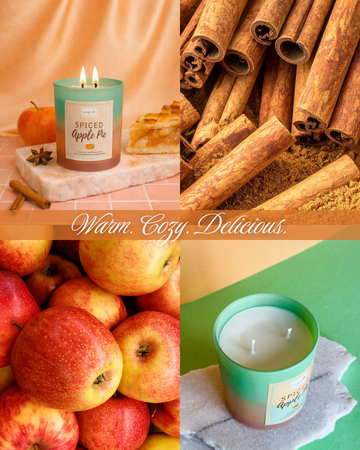 Spiced Apple Pie Candle | Double Wick, Double Fun