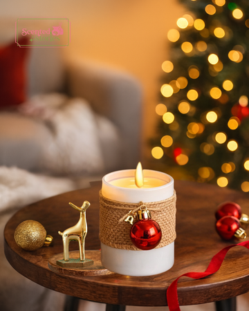 Christmas Tinsel Jars