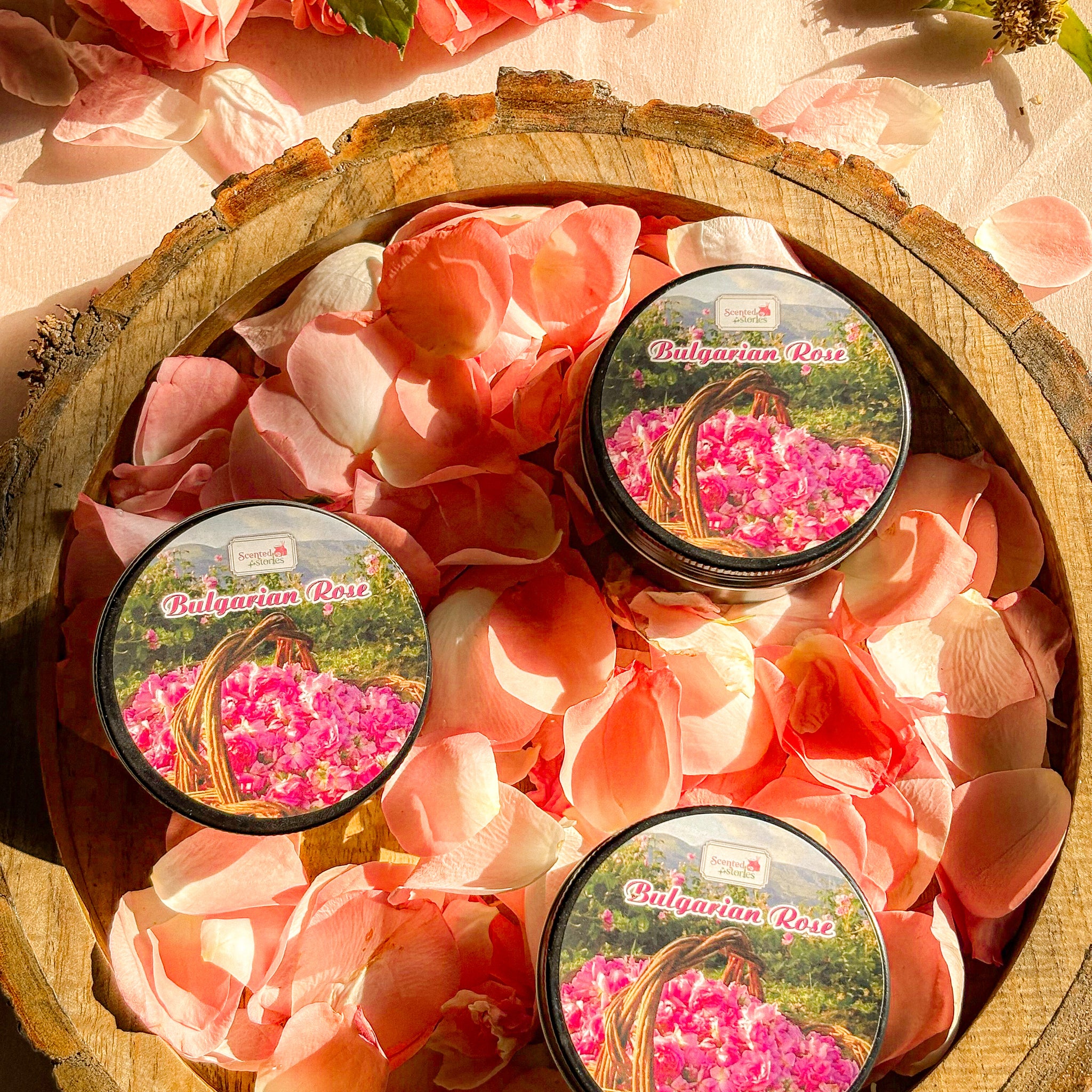 Bulgarian Rose Tin Candle