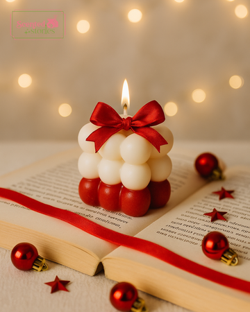 Xmas Bubble Candles- Set of 2